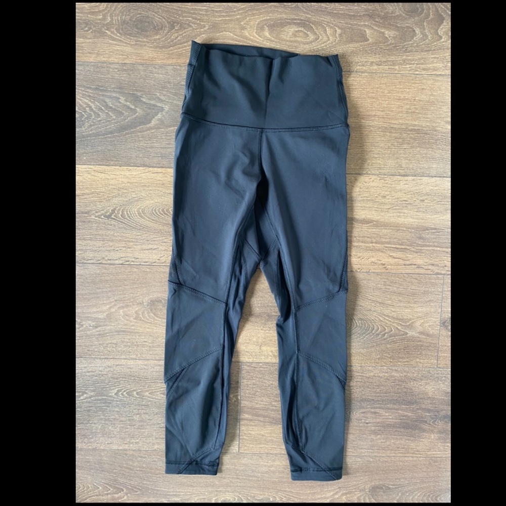 Lululemon Leggings with Mesh on the Side
